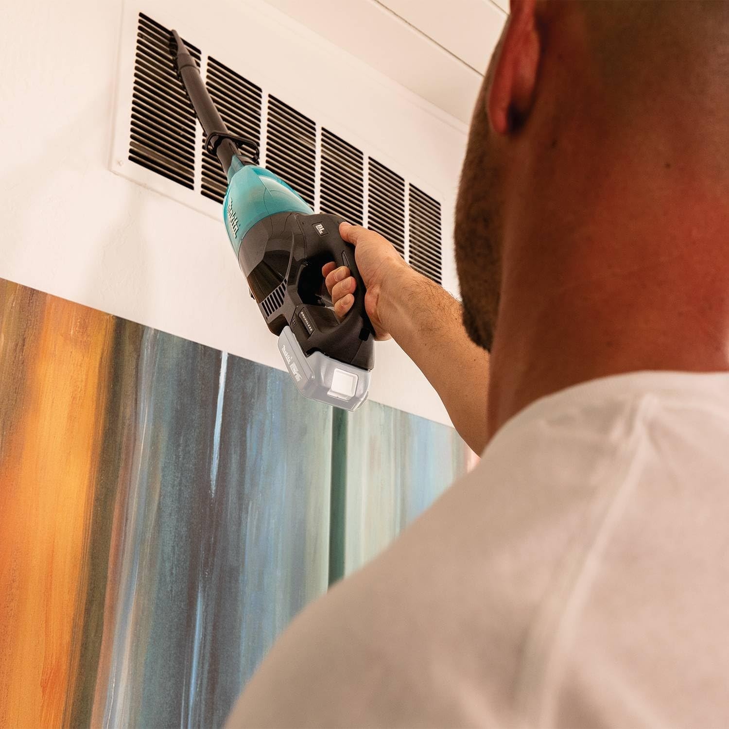 image:imageMakita XLC08ZB 18V LXT Lithiumion Compact Brushless Cordless Vacuum Trigger wLock Tool Only