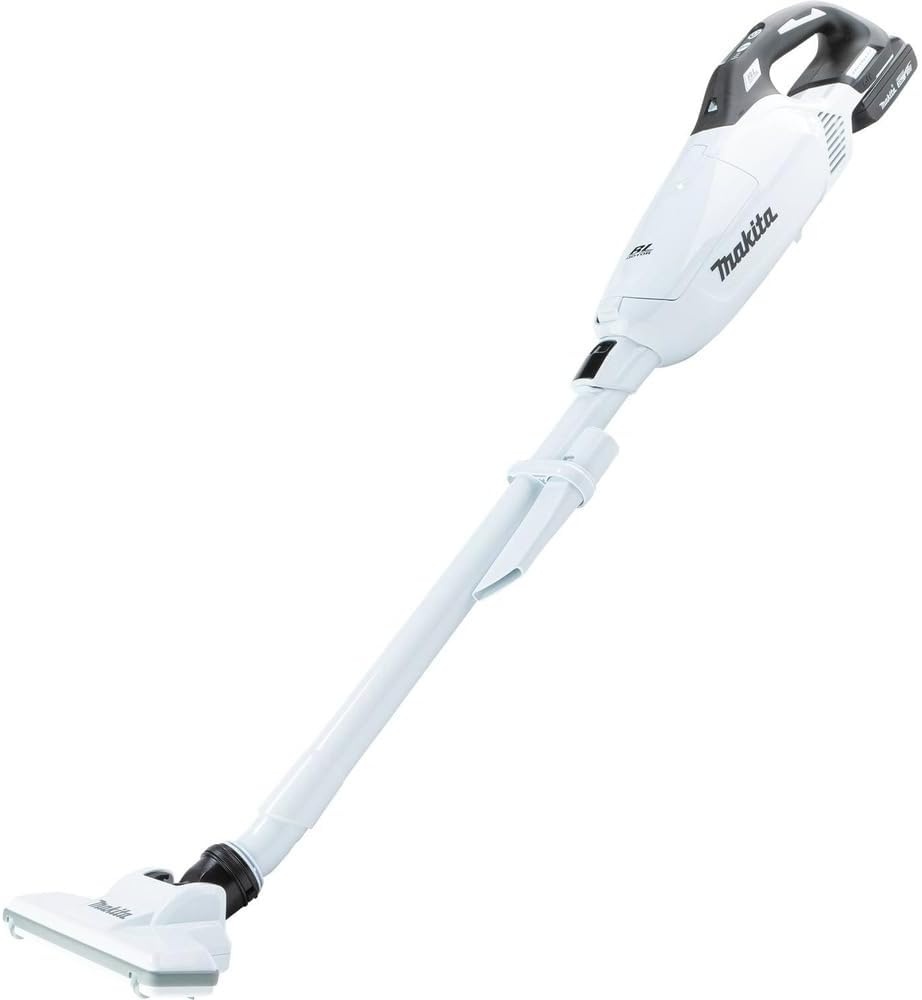image:imageMakita XLC10R1W 18V LXT Lithiumion Compact Brushless Cordless 4 Speed Vacuum Kit wPush Button and Dust Bag 20Ah