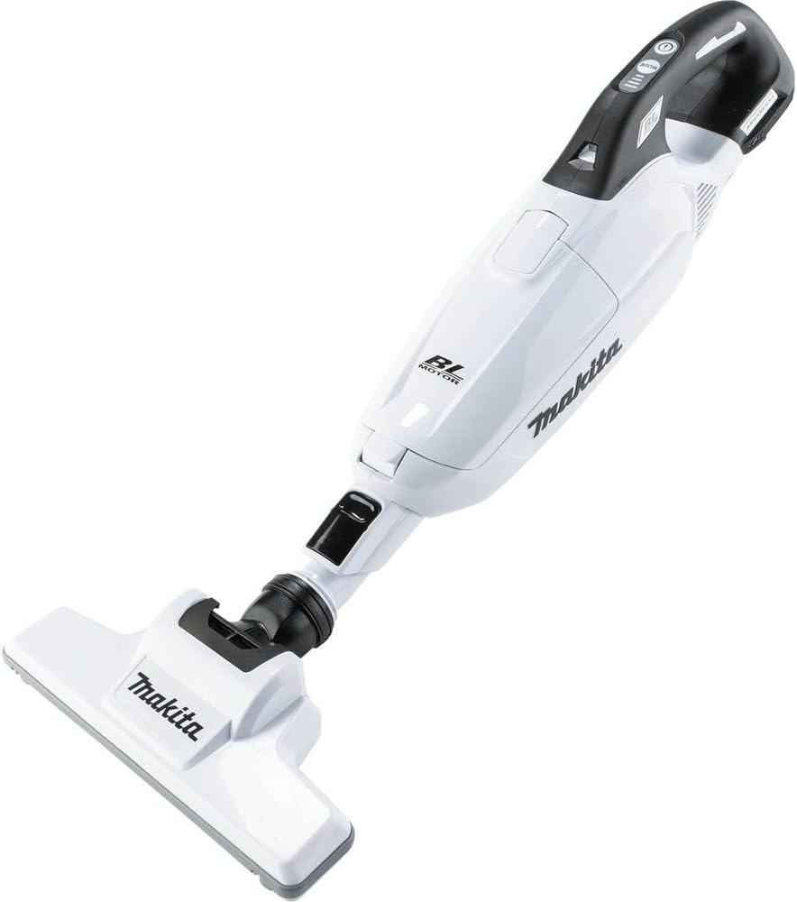 image:imageMakita XLC10ZW 18V LXT Lithiumion Compact Brushless Cordless 4 Speed Vacuum wPush Button and Dust Bag Tool Only