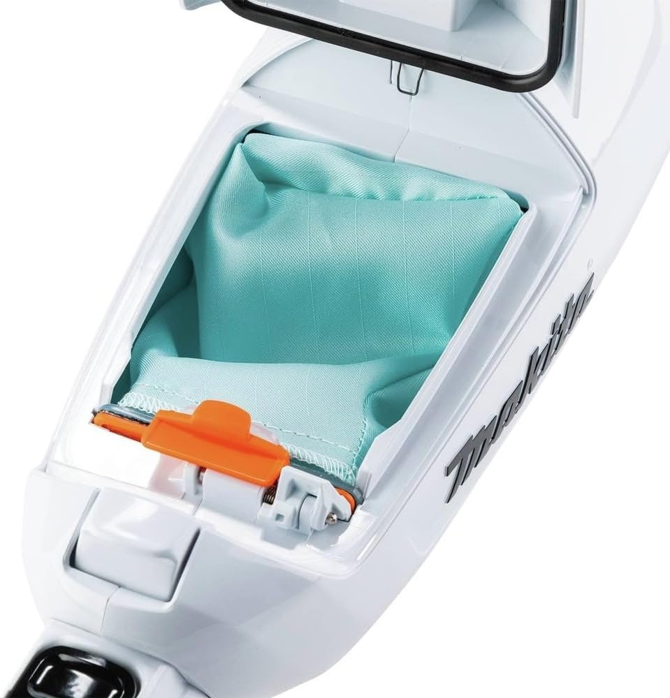 image:imageMakita XLC10ZW 18V LXT Lithiumion Compact Brushless Cordless 4 Speed Vacuum wPush Button and Dust Bag Tool Only