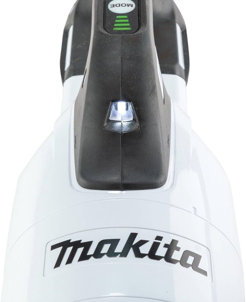 image:imageMakita XLC11R1W 18V LXT Lithiumion Compact Brushless Cordless Cyclonic 4Speed Stick Vacuum Kit 20Ah