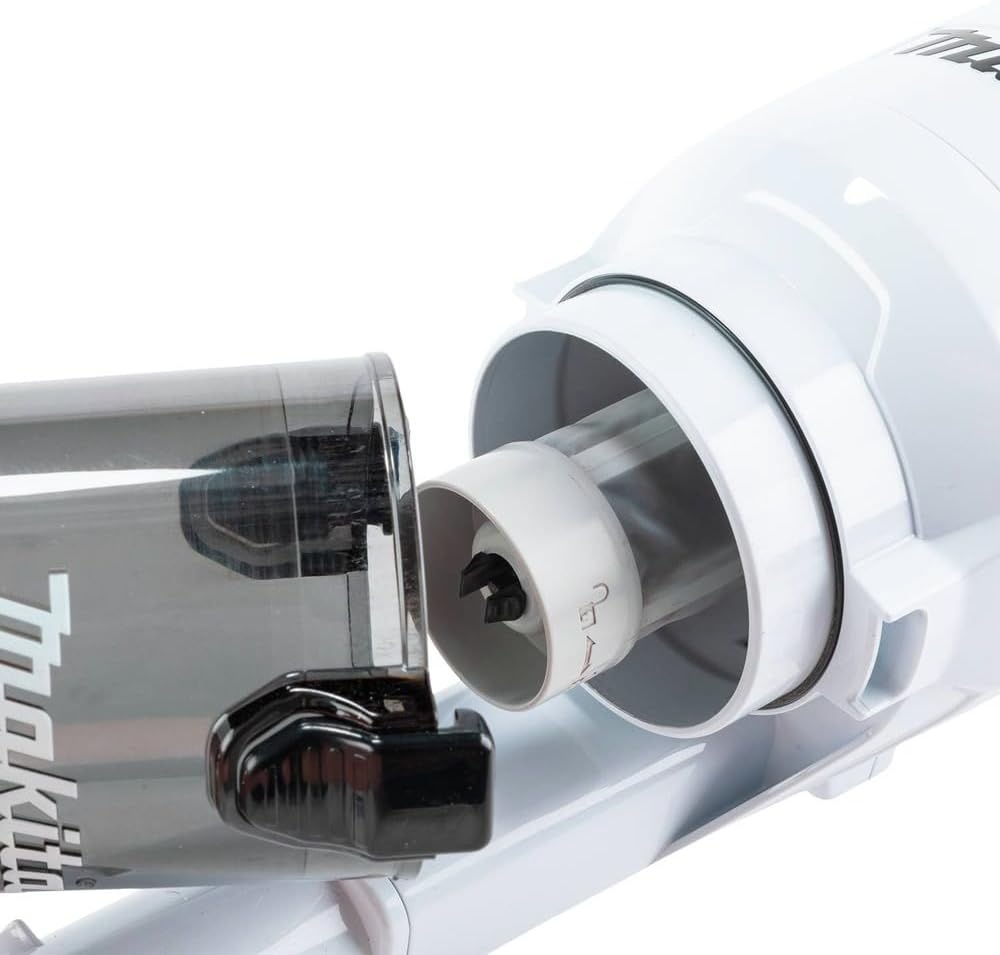 image:imageMakita XLC11R1W 18V LXT Lithiumion Compact Brushless Cordless Cyclonic 4Speed Stick Vacuum Kit 20Ah