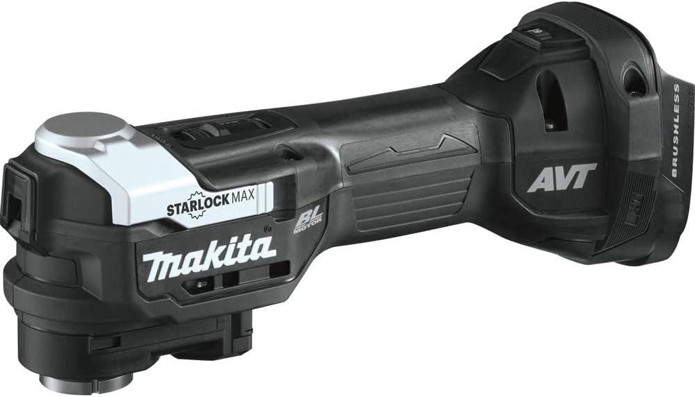 image:imageMakita XMT04R1B 18V LXT LithiumIon SubCompact Brushless Cordless StarlockMax Oscillating MultiTool Kit 20Ah