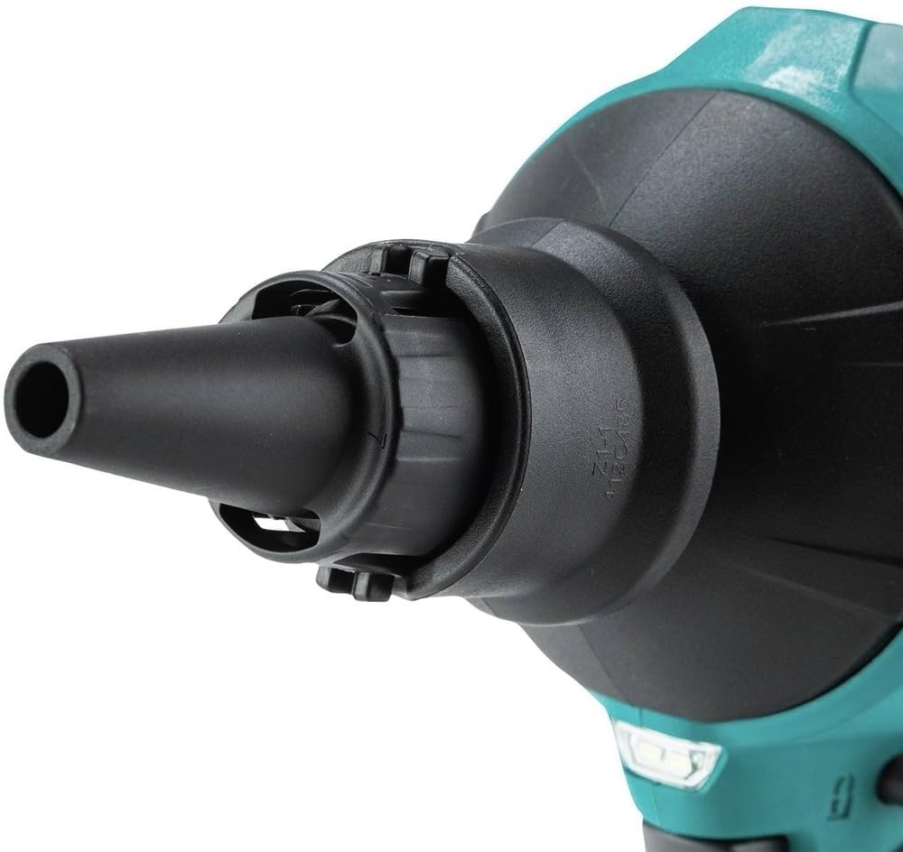 image:imageMakita XSA01Z 18V LXT Brushless Cordless High Speed BlowerInflator Tool Only Up to 447 MPH 4 digital speeds 5 nozzles builtin LED tool only