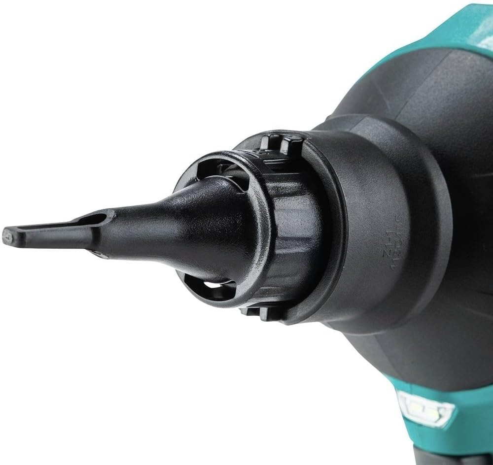 image:imageMakita XSA01Z 18V LXT Brushless Cordless High Speed BlowerInflator Tool Only Up to 447 MPH 4 digital speeds 5 nozzles builtin LED tool only