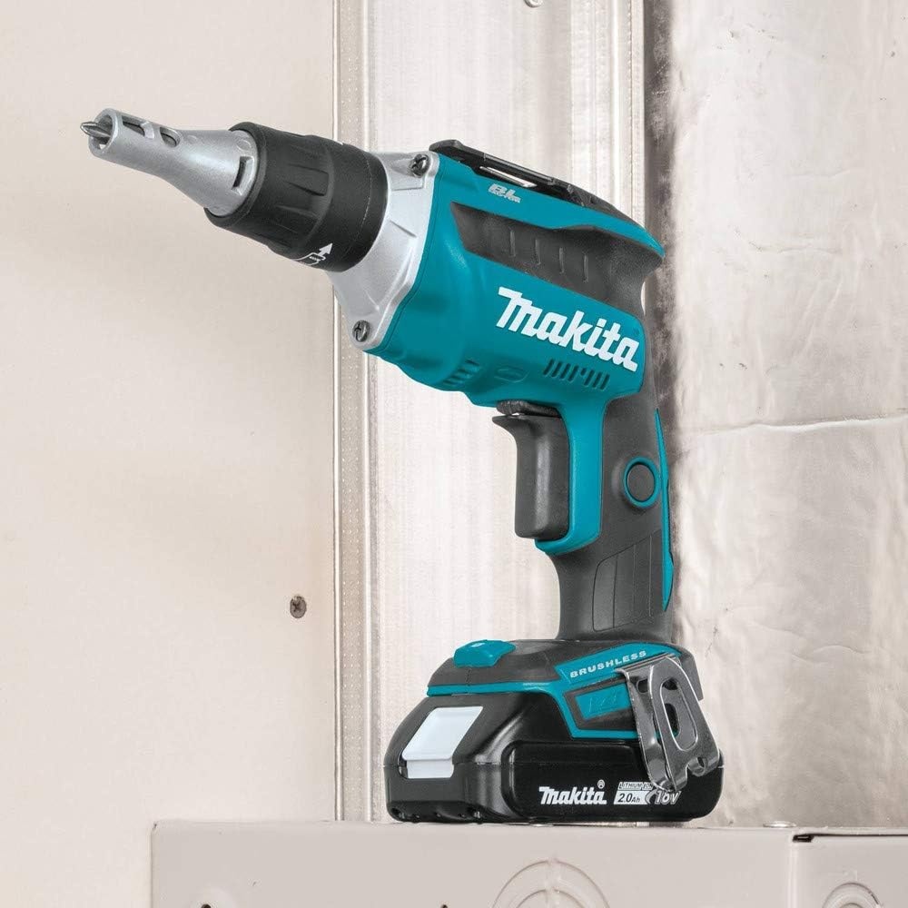 image:imageMakita XSF03T 18V LXT LithiumIon COMPACT Brushless Cordless Drywall Screwdriver Kit 50AhKit 20Ah
