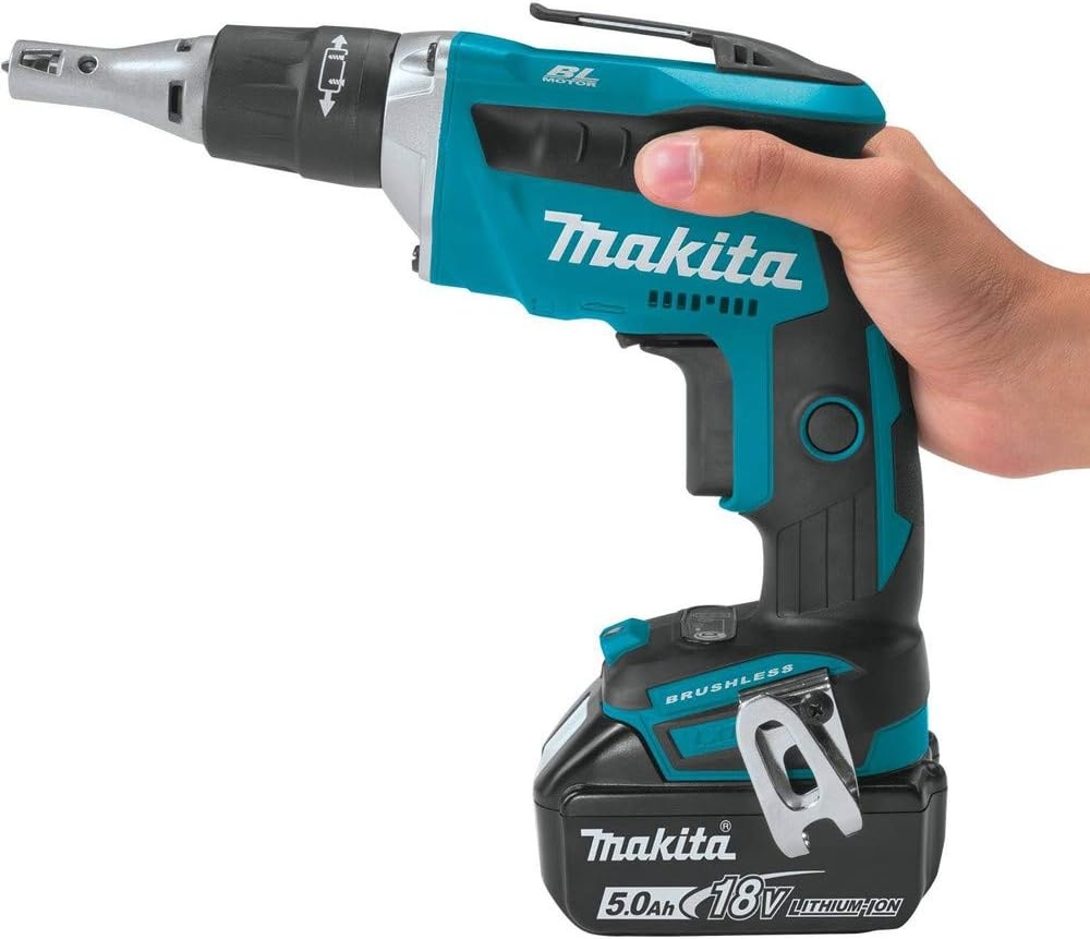 image:imageMakita XSF03T 18V LXT LithiumIon COMPACT Brushless Cordless Drywall Screwdriver Kit 50AhKit 50Ah