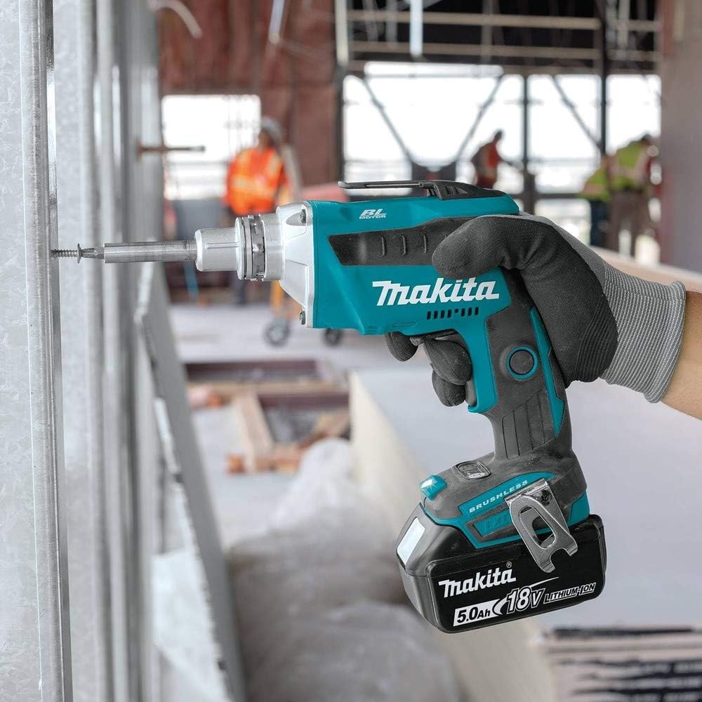 image:imageMakita XSF03T 18V LXT LithiumIon COMPACT Brushless Cordless Drywall Screwdriver Kit 50AhKit 50Ah