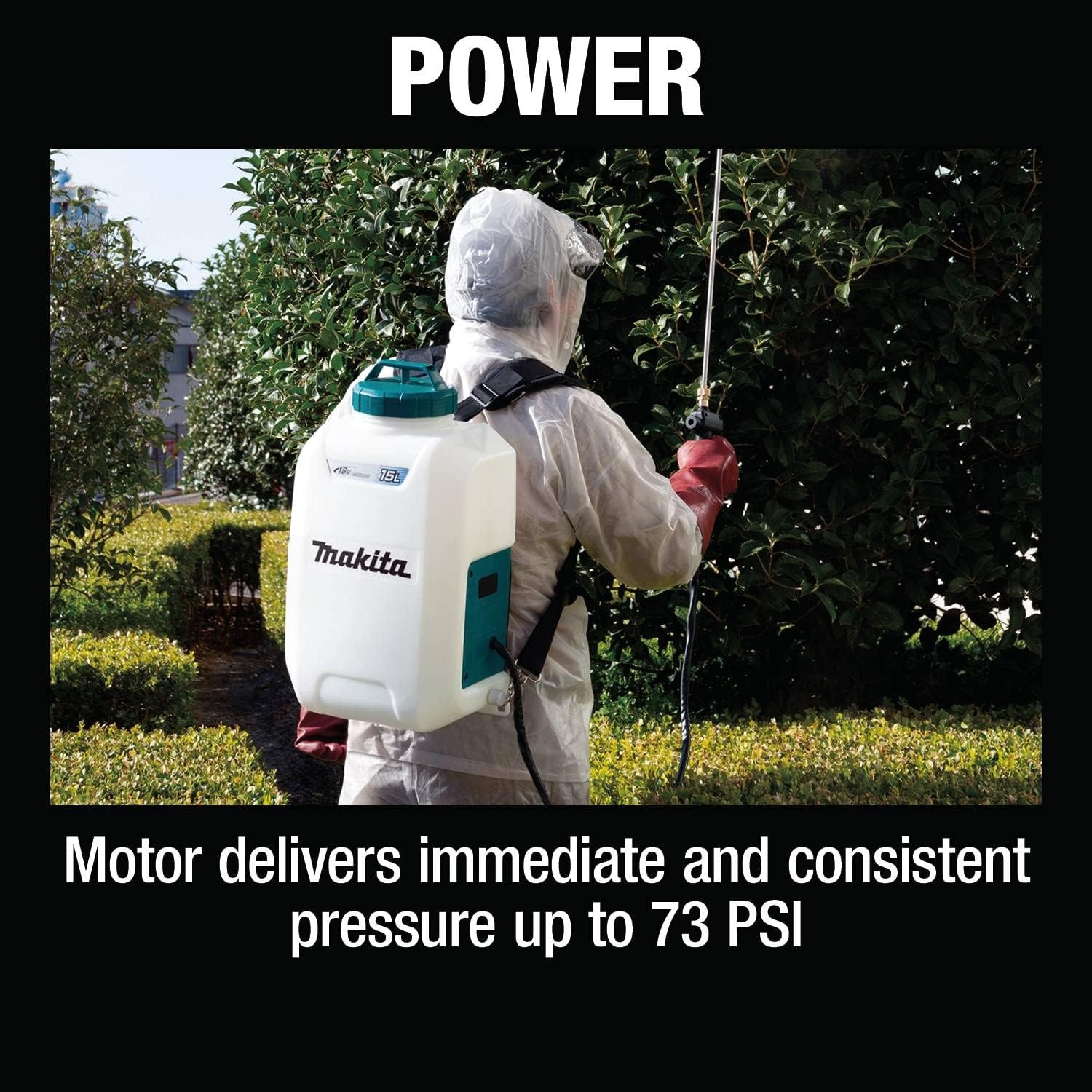 image:imageMakita XSU02SM1 18V LXT LithiumIon Cordless 4 Gallon Backpack Sprayer Kit 40Ah