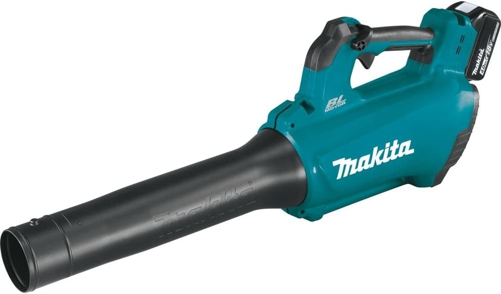 image:imageMakita XT287SM1 18V LXT LithiumIon Brushless Cordless 2Pc Combo Kit 40Ah Blower and string trimmer up to 116 MPH and 459 CFM rapidload headHandheld