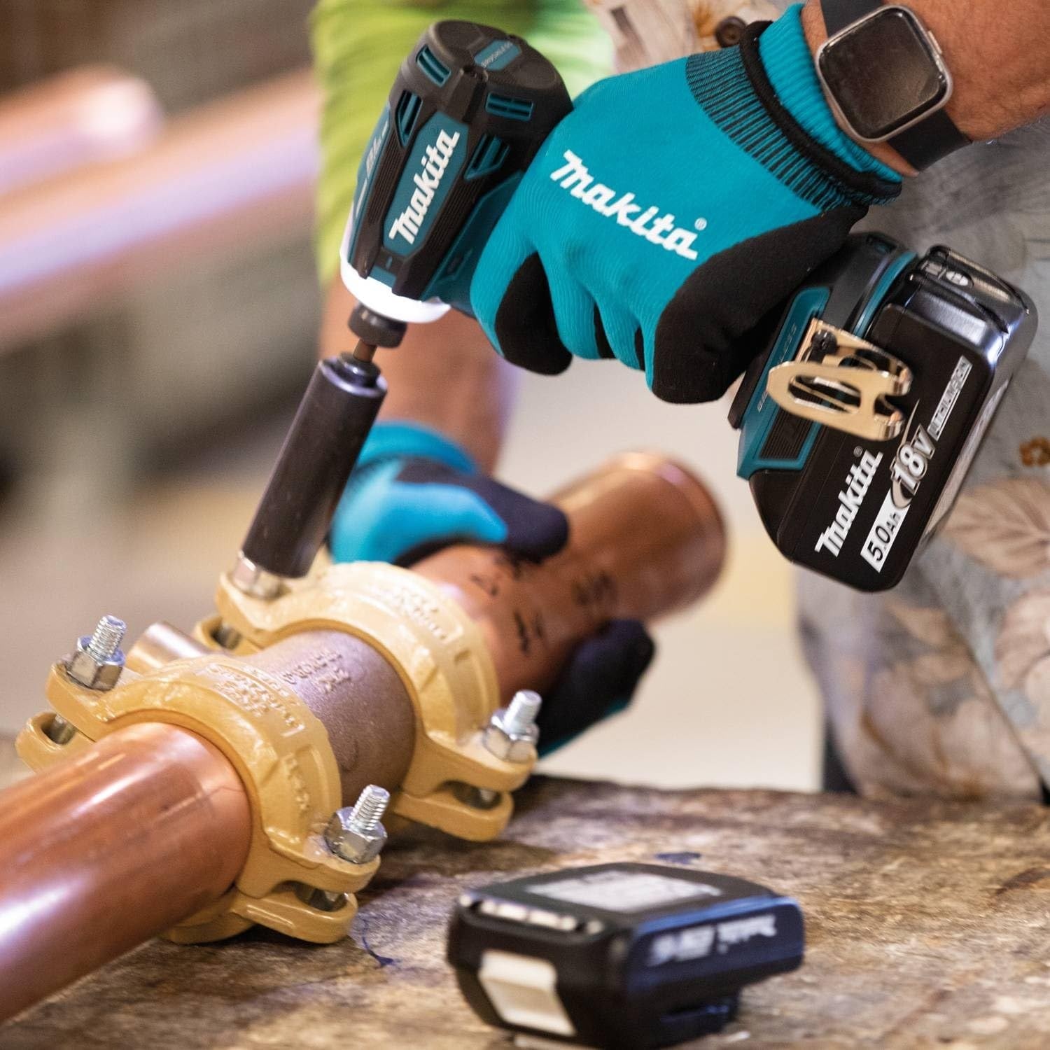 image:imageMakita XT288T 18V LXT LithiumIon Brushless Cordless 2Pc Combo Kit 50Ah Brushless motor 2100 RPM 1600 inlbCombo Kit