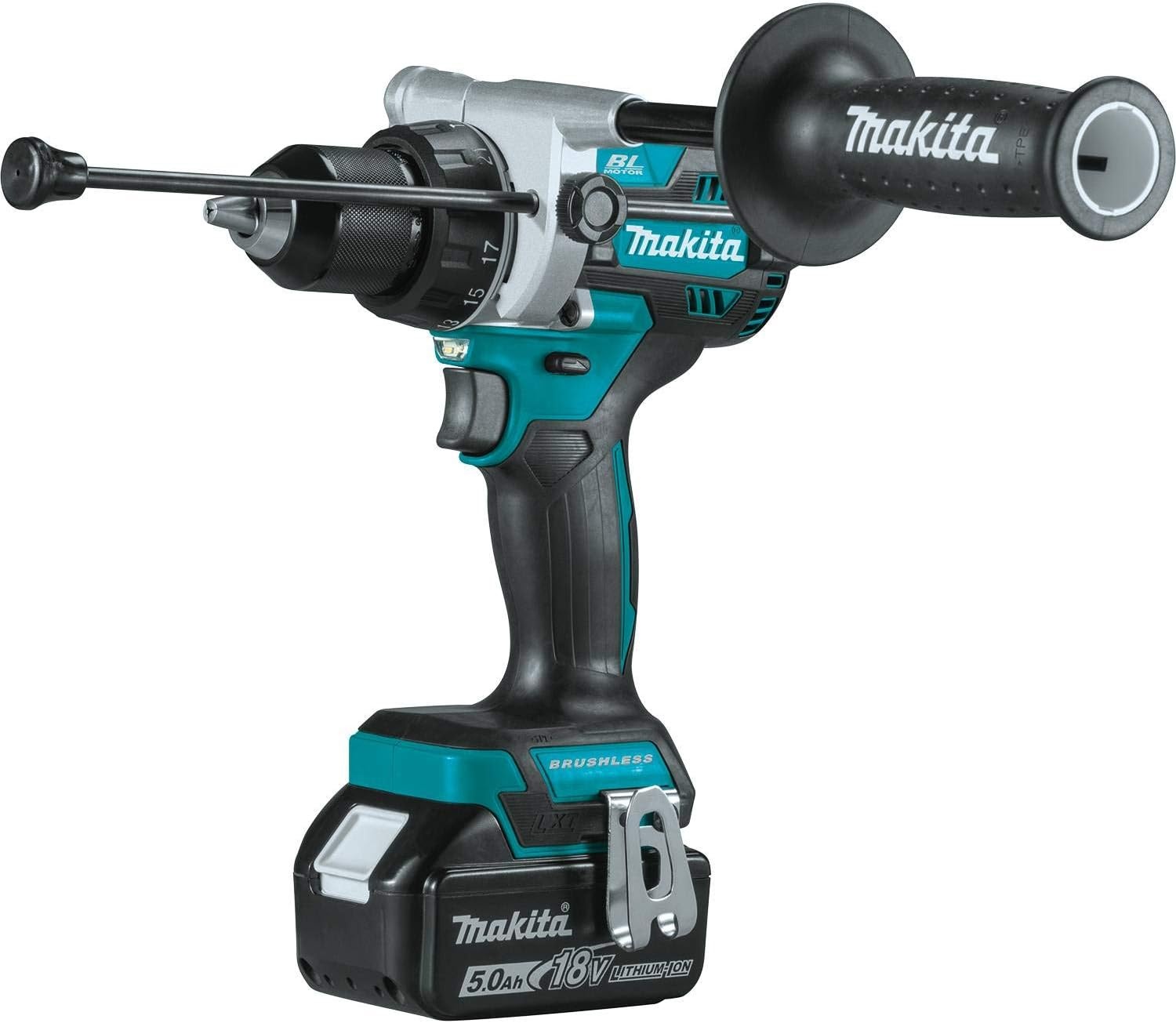 image:imageMakita XT288T 18V LXT LithiumIon Brushless Cordless 2Pc Combo Kit 50Ah Brushless motor 2100 RPM 1600 inlbCombo Kit