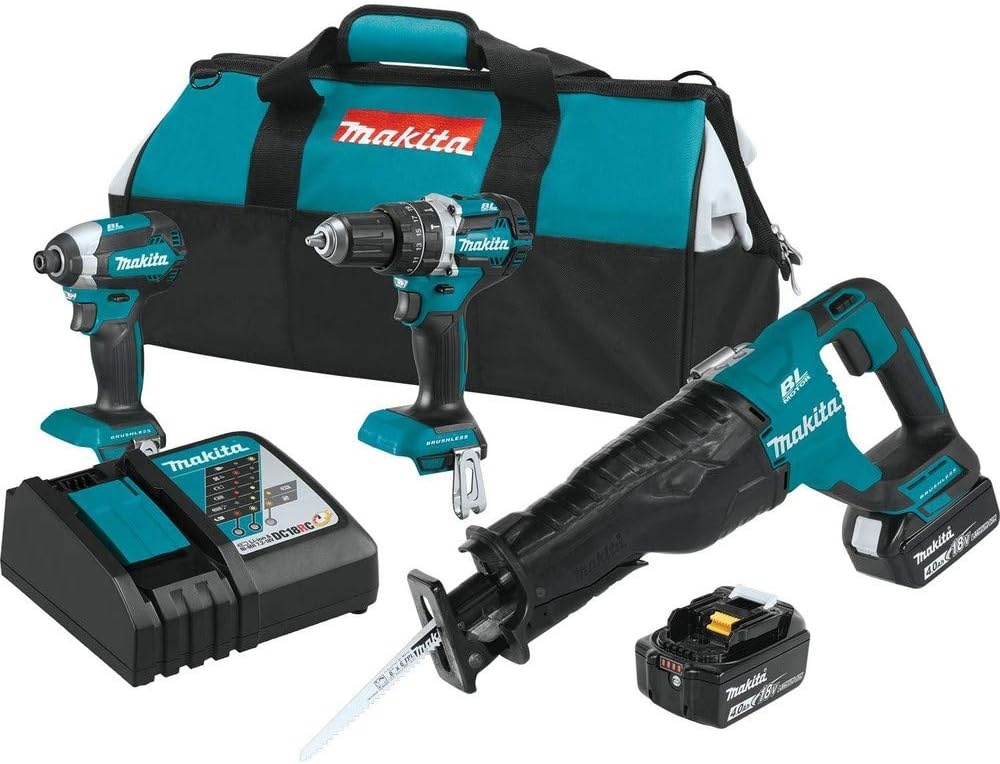 image:imageMakita XT328M 40 Ah 18V LXT LithiumIon Brushless Cordless Combo Kit 3 PieceKit Only