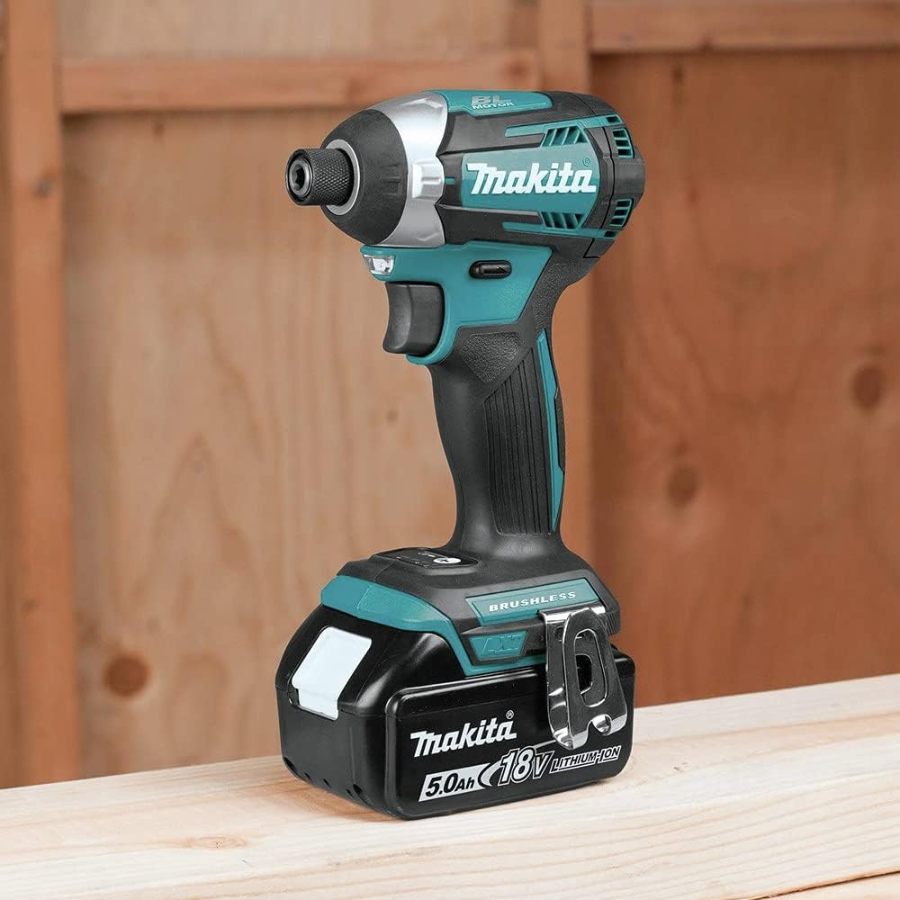 image:imageMakita XT452T 18V LXT LithiumIon Brushless Cordless 4Pc Combo Kit 50Ah Brushless motor 5000 RPM 160 lumensKit Only