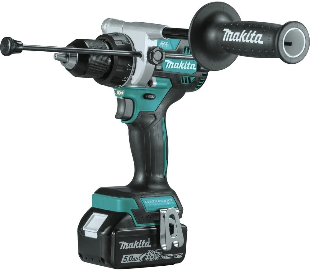 image:imageMakita XT452T 18V LXT LithiumIon Brushless Cordless 4Pc Combo Kit 50Ah Brushless motor 5000 RPM 160 lumensKit Only
