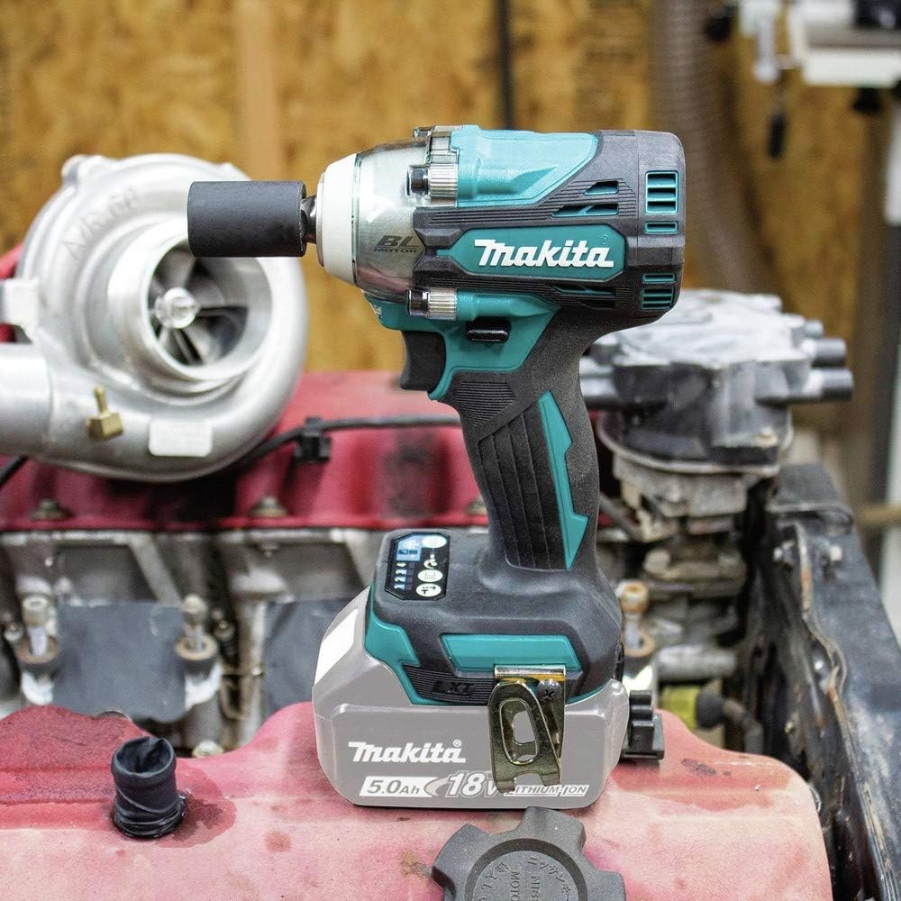 image:imageMakita XWT15XVZ 18V LXT LithiumIon Brushless Cordless 4Speed 12 Sq Drive Utility Impact Wrench wDetent Anvil Tool Only