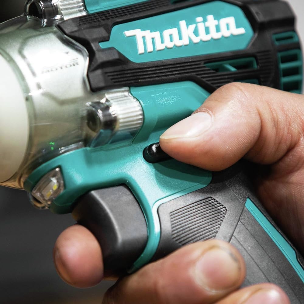 image:imageMakita XWT16Z 18V LXT LithiumIon Brushless Cordless 4Speed 38 Sq Drive Impact Wrench wFriction Ring Anvil Tool Only