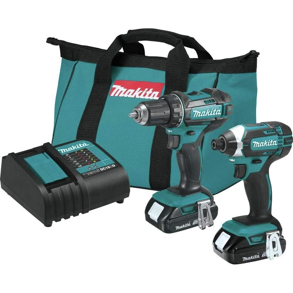 image:imageMakita CT225SYX 18V LXT LithiumIon Compact Cordless 2Pc Combo Kit 15Ah