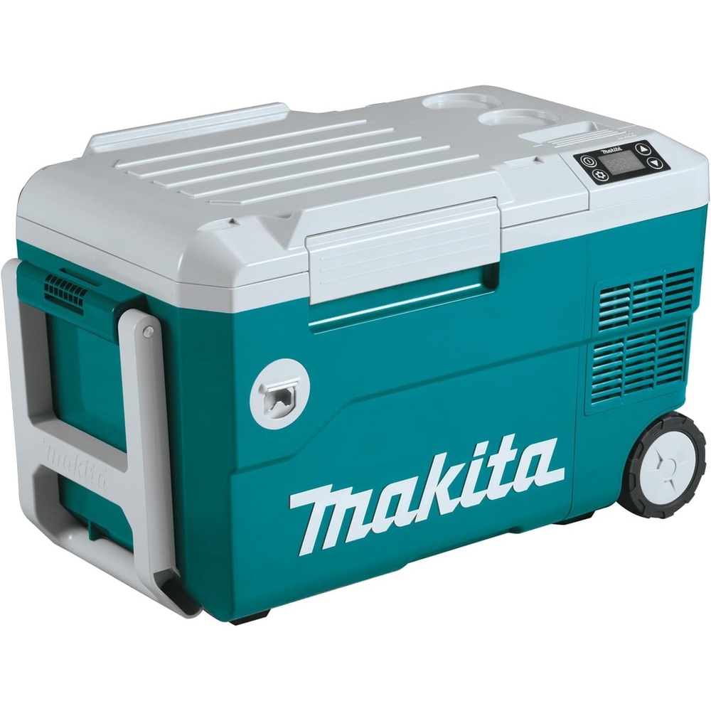 image:imageMakita DCW180Z 18V X2 LXT LithiumIon 12V24V DC Auto and AC CoolerWarmer Tool Only 12V24V DC and AC power Toolonly configurationCoolerWarmer