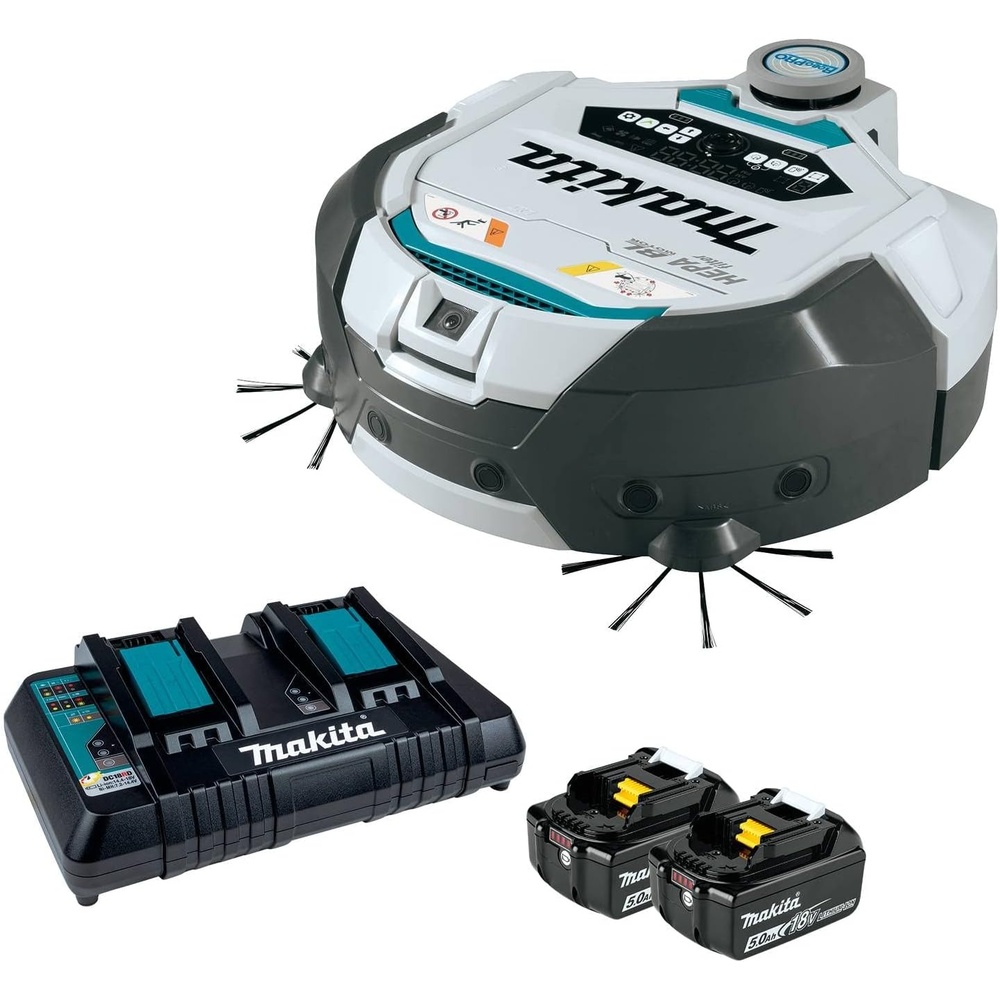 image:imageMakita DRC300PT 18V X2 LXT Brushless Cordless Smart Robotic HEPA Filter Vacuum Kit 50Ah