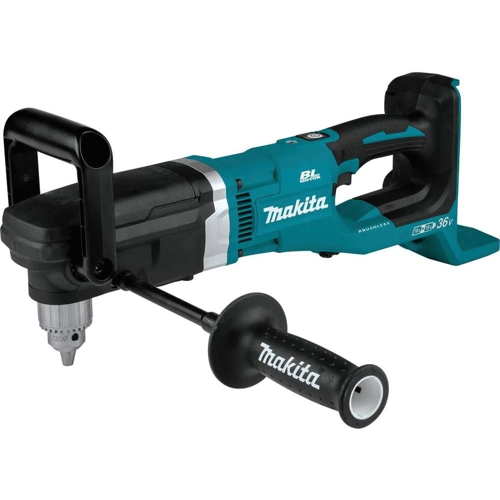 image:imageMakita XAD03Z 18V X2 LXT LithiumIon 36V Brushless Cordless 12 Right Angle Drill Tool OnlyRight Angle Drill Tool Only