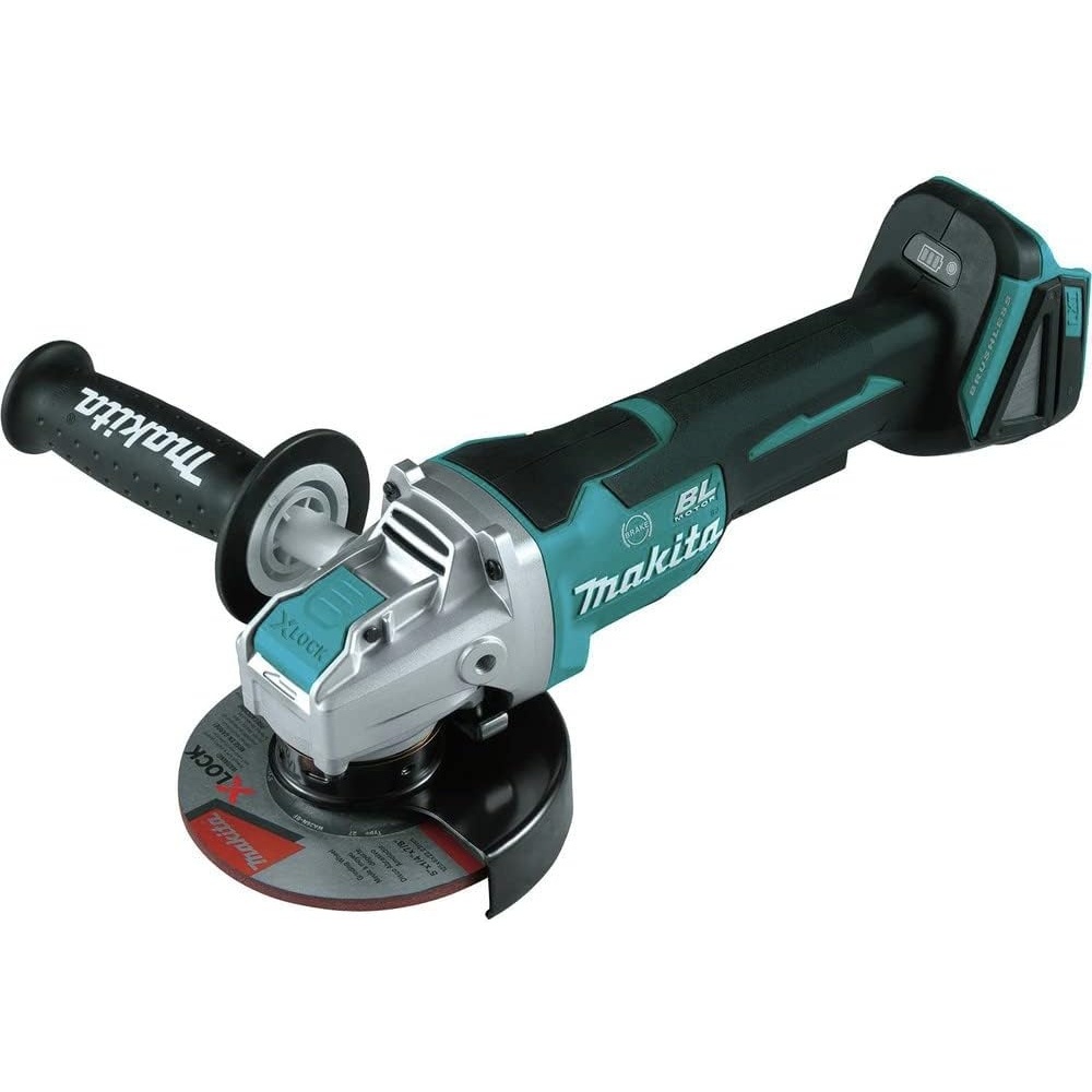 image:imageMakita XAG26Z 18V LXT LithiumIon Brushless Cordless 412 5 Paddle Switch XLOCK Angle Grinder with AFT Tool Only