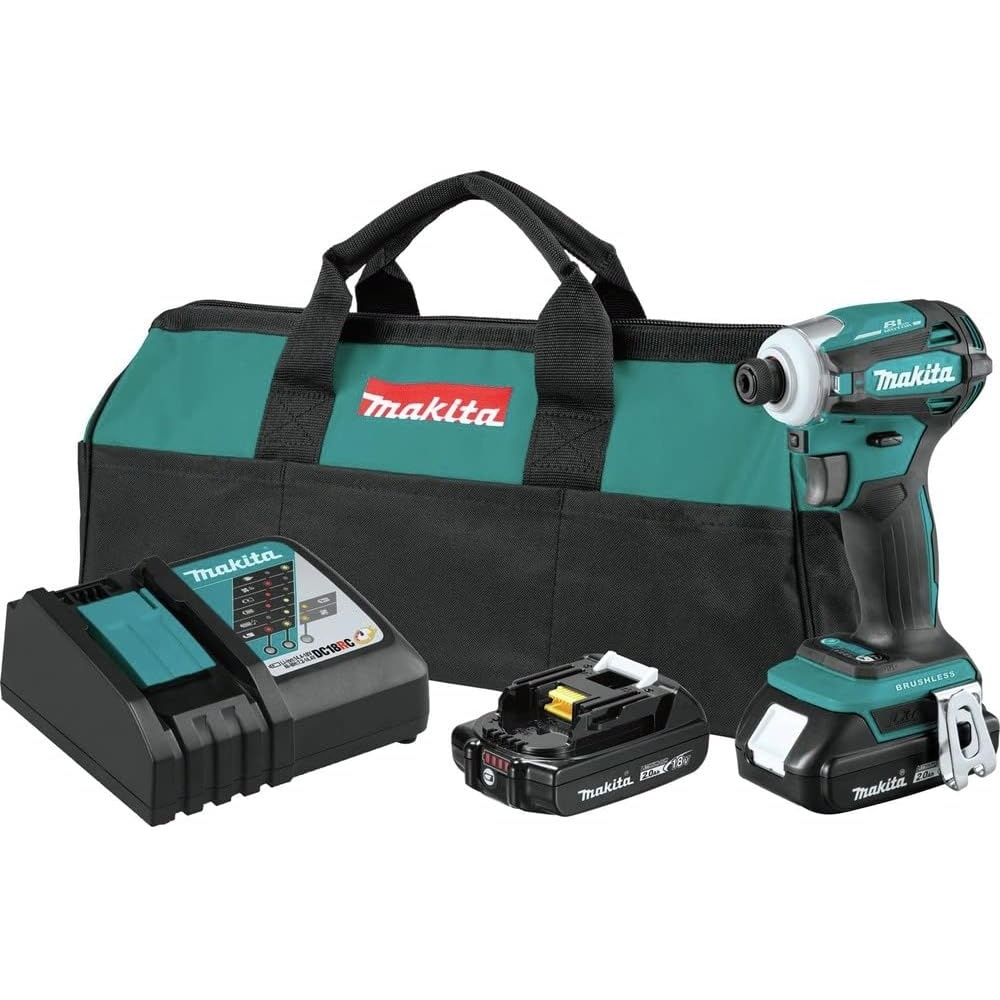 image:imageMakita XDT19R 18V LXT LithiumIon Compact Brushless Cordless QuickShift Mode 4Speed Impact Driver Kit 20Ah