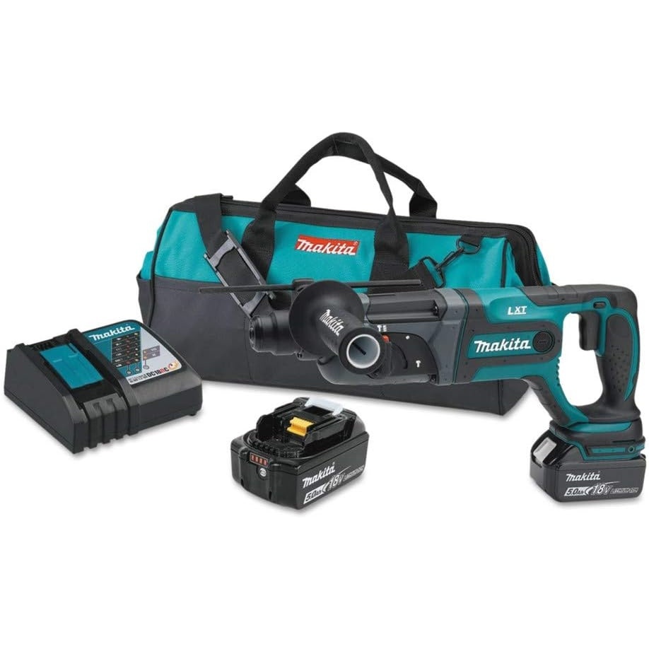image:imageMakita XRH04T 18V LXT LithiumIon Cordless 78 Rotary Hammer Kit Accepts SdsPlus Bits 50Ah