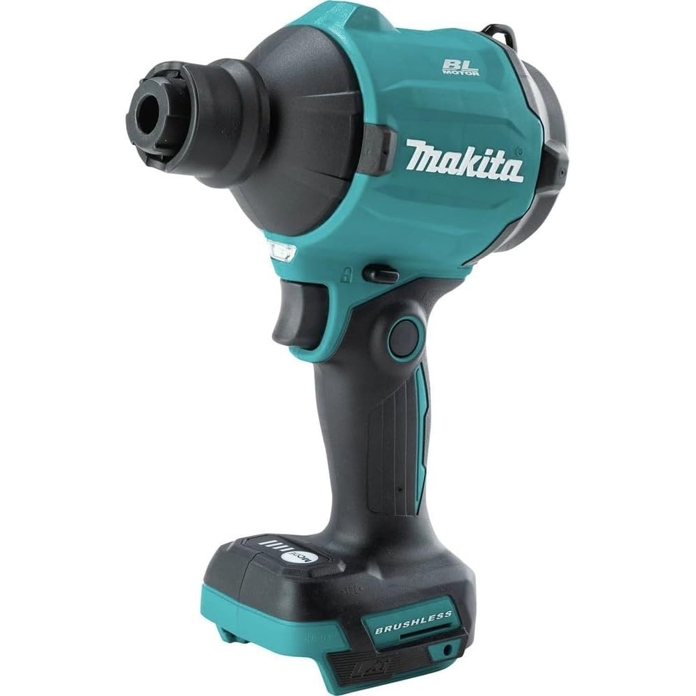 image:imageMakita XSA01Z 18V LXT Brushless Cordless High Speed BlowerInflator Tool Only  Up to 447 MPH 4 digital speeds 5 nozzles builtin LED tool only