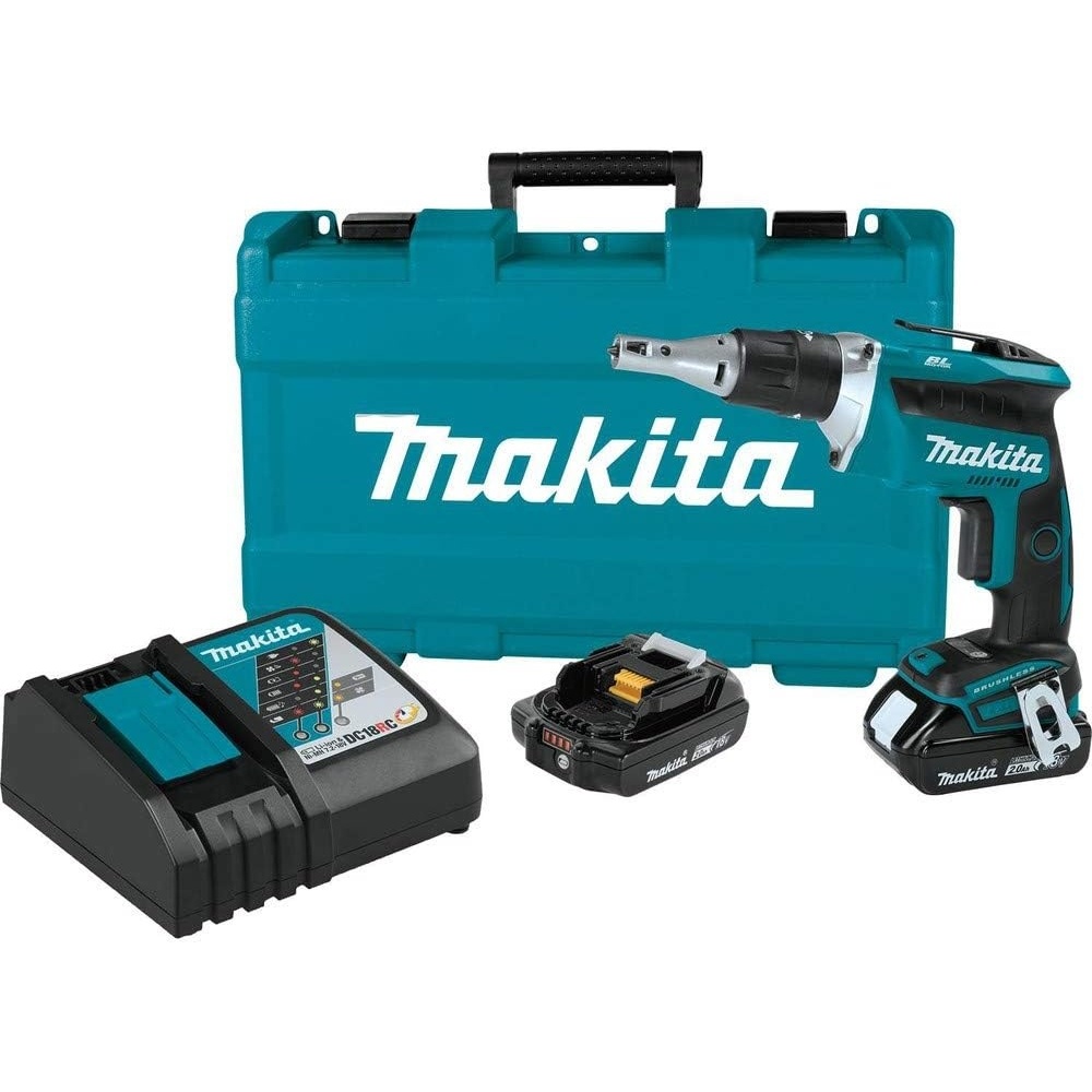 image:imageMakita XSF03T 18V LXT LithiumIon COMPACT Brushless Cordless Drywall Screwdriver Kit 50AhKit 20Ah