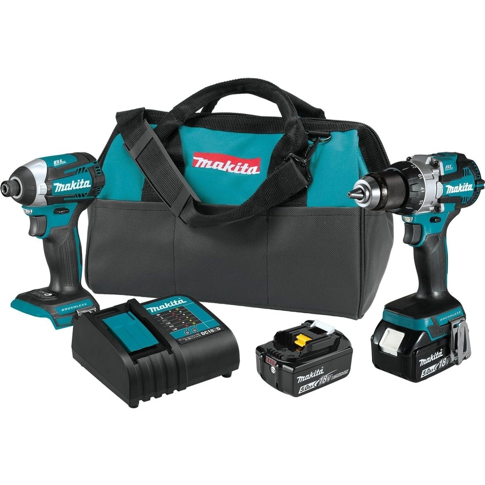image:imageMakita XT296ST 18V LXT LithiumIon Brushless Cordless 2Pc Combo Kit 50Ah Brushless motorCombo Kit