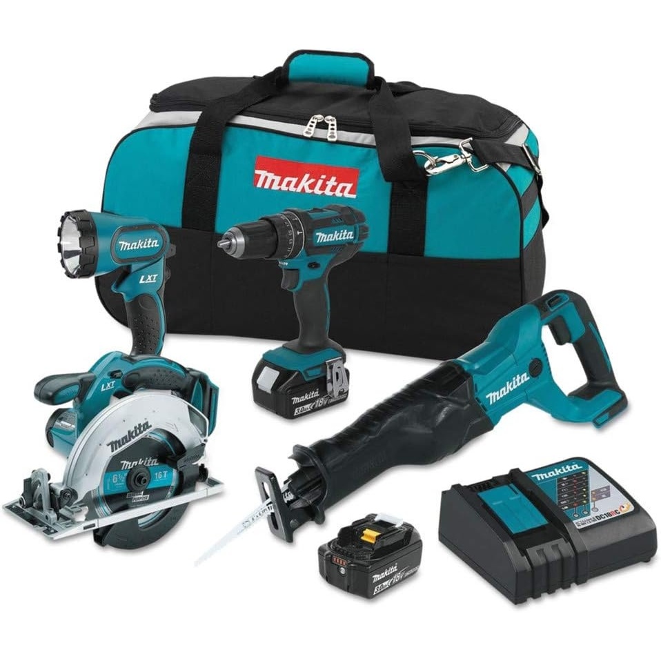 image:imageMakita XT442 18V LXT 30 Ah LithiumIon Cordless Combo Kit 4 Piece