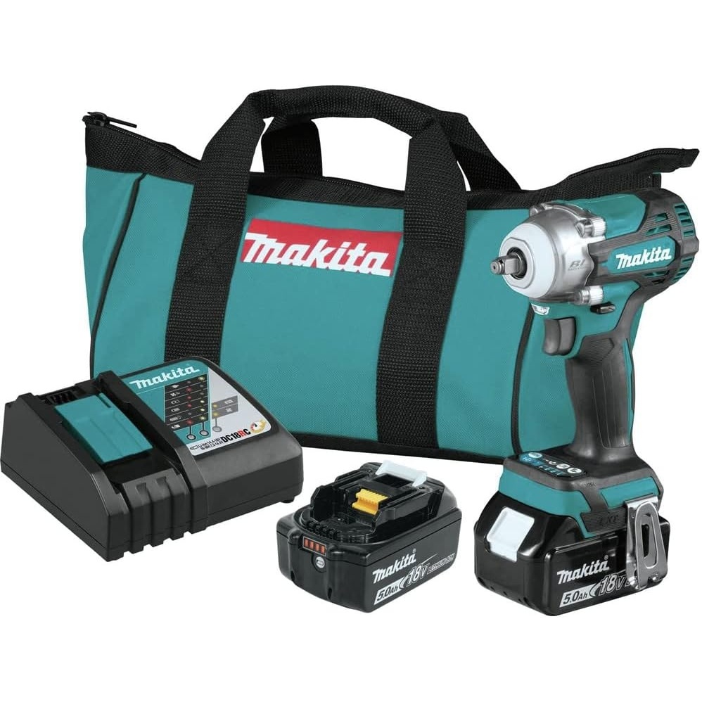 image:imageMakita XWT16T 18V LXT LithiumIon Brushless Cordless 4Speed 38 Sq Drive Impact Wrench wFriction Ring Anvil 50Ah
